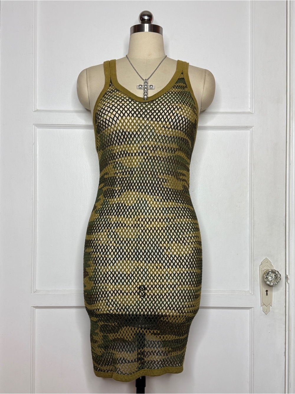 Cami fishnet dress